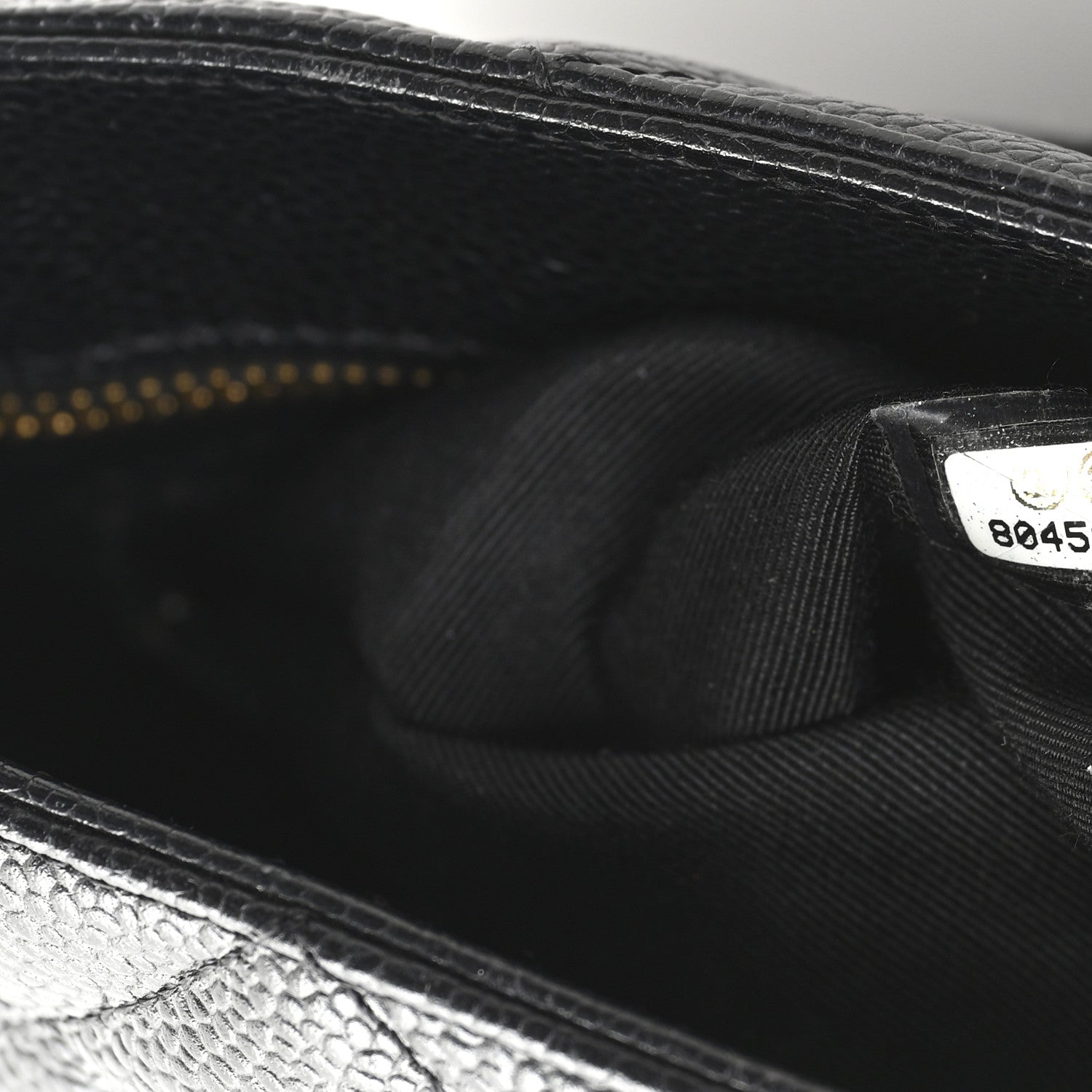Caviar Quilted Medallion Tote Black