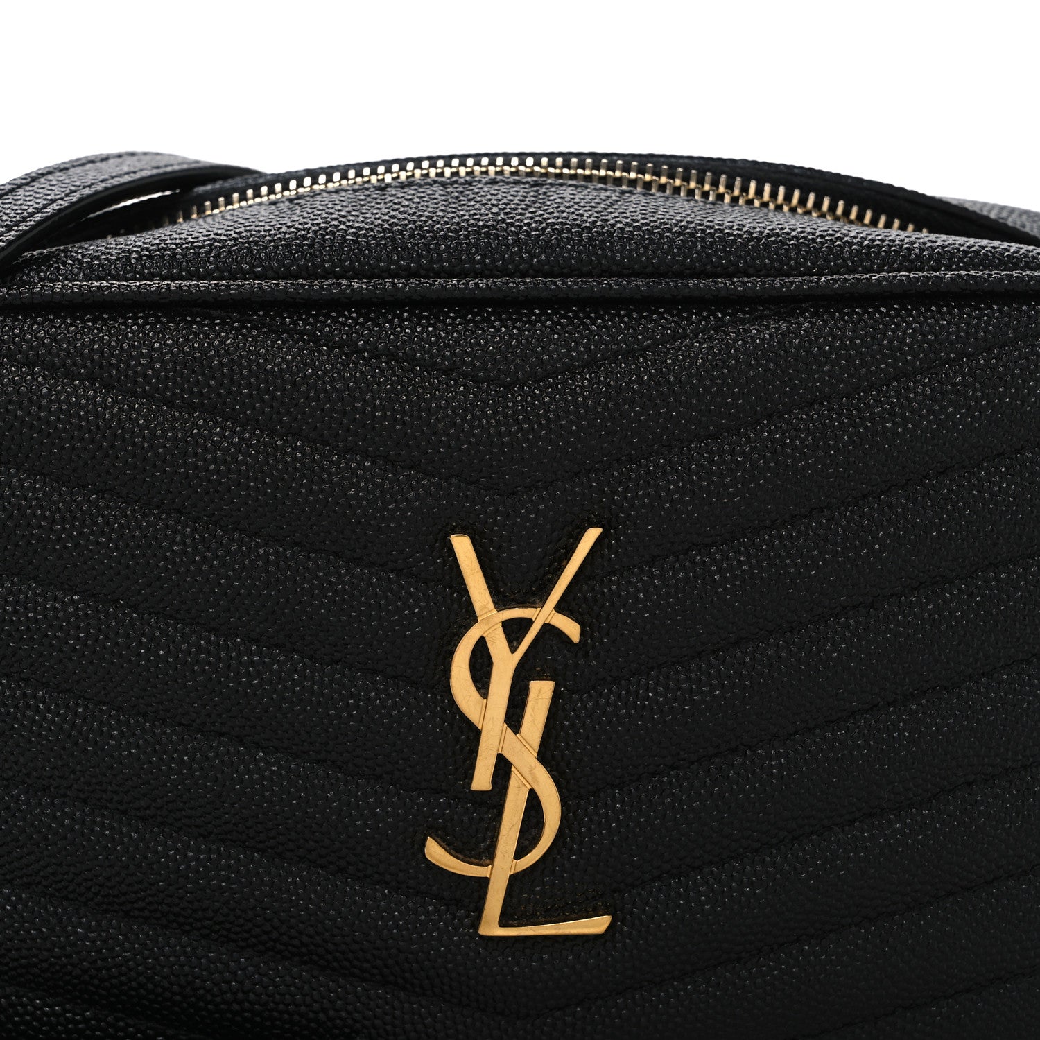 Grain De Poudre Matelasse Monogram Mini Lou Camera Bag Black