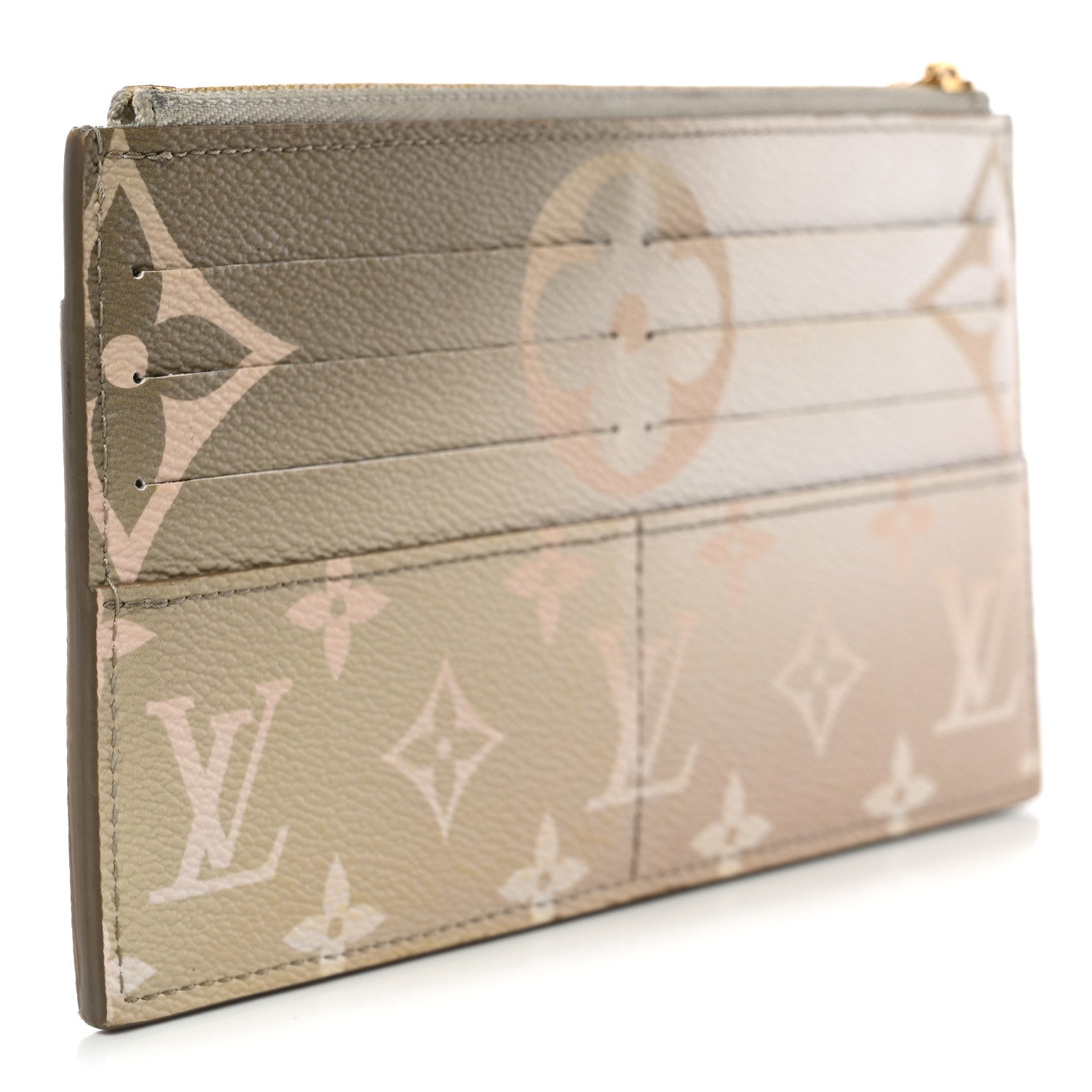 Monogram Giant Spring In The City Slim Purse Sunset Kaki