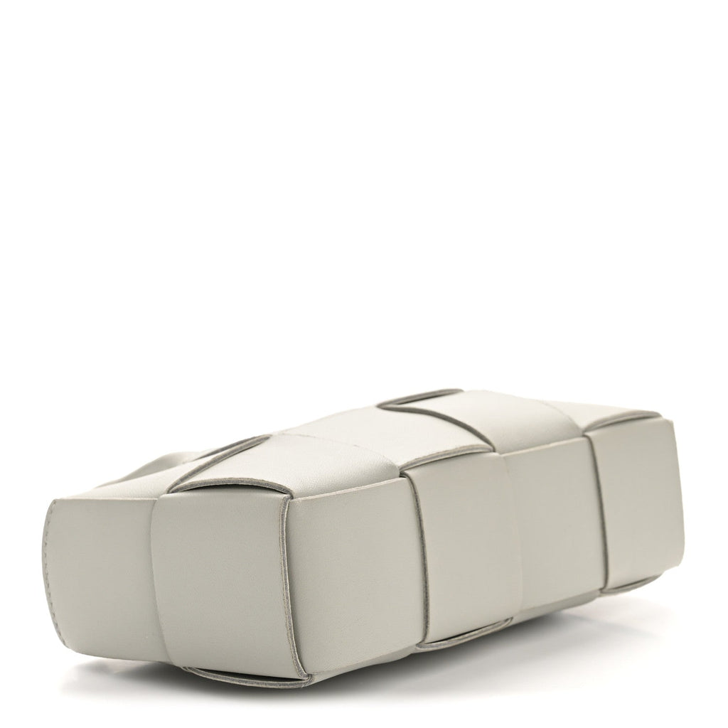 Nappa Maxi Intreccio Mini Arco East West Tote Agate Grey