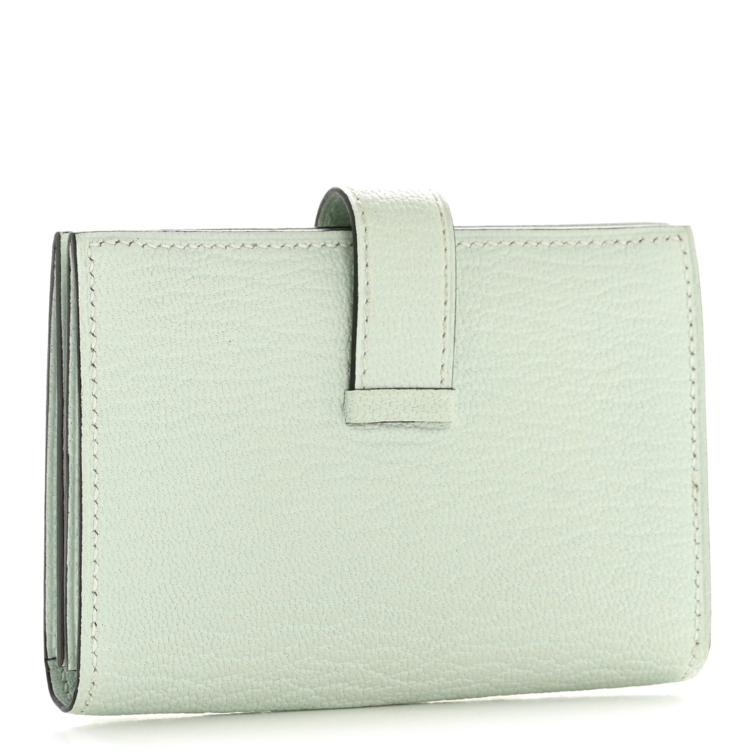 Chevre Mysore Bearn  Holder Wallet Vert Peppermint