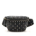 Nappa Rockstud Spike Belt Bag 95 Black