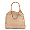 Shaggy Deer Mini Falabella Fold Over Tote Beige