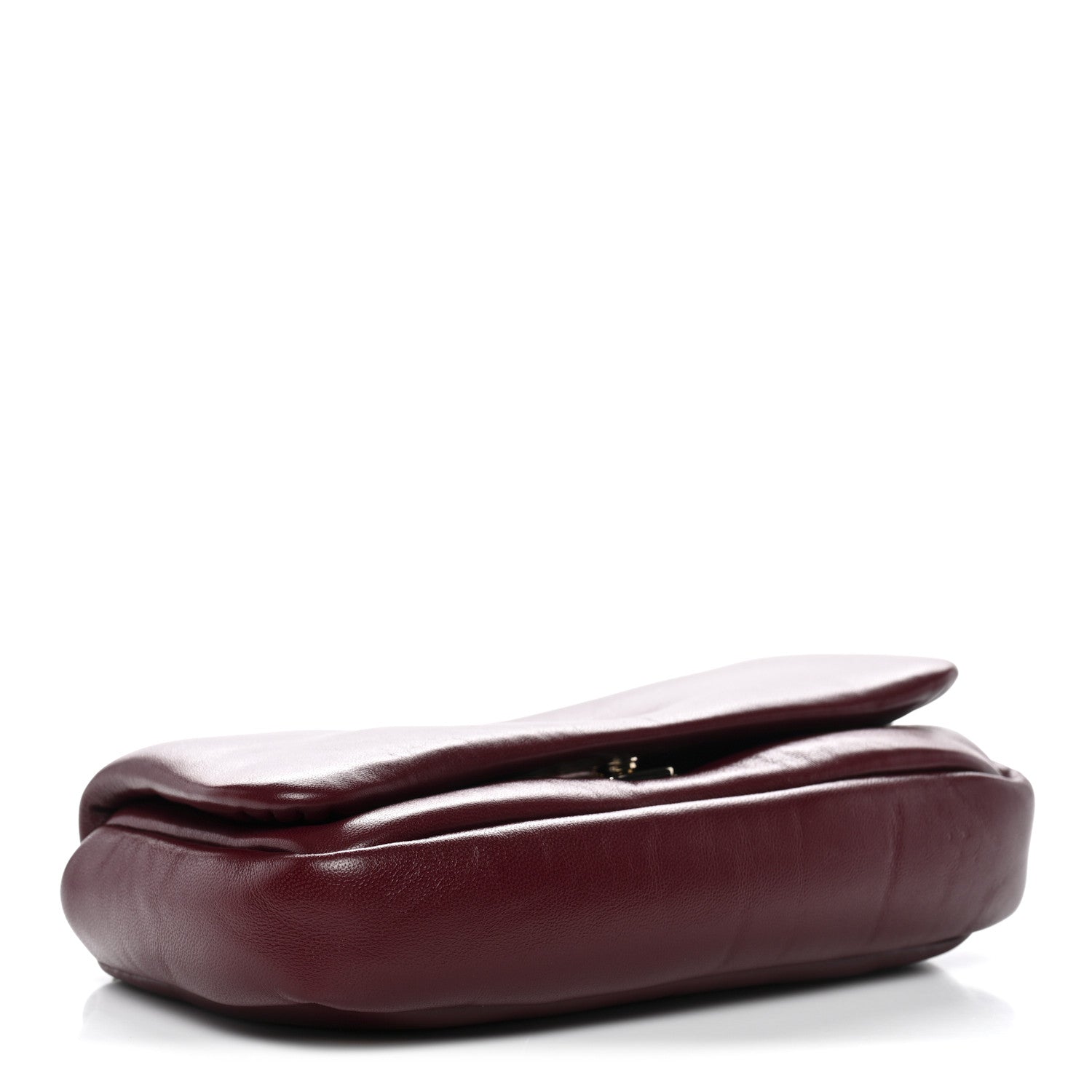 Lambskin Mini GG Milano Top Handle Shoulder Bag Rosso Ancora