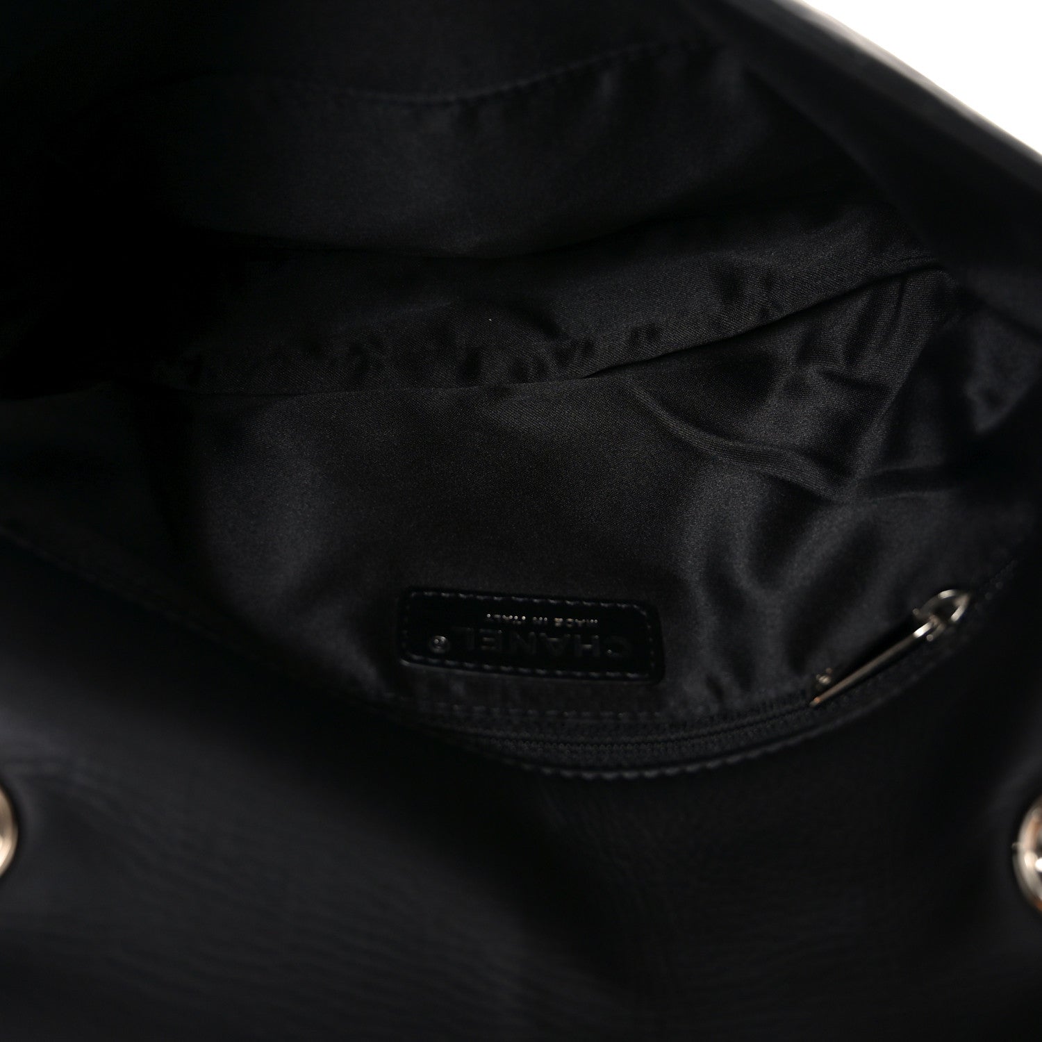 Lambskin Quilted Jumbo Chanel 3 Flap Bag Black