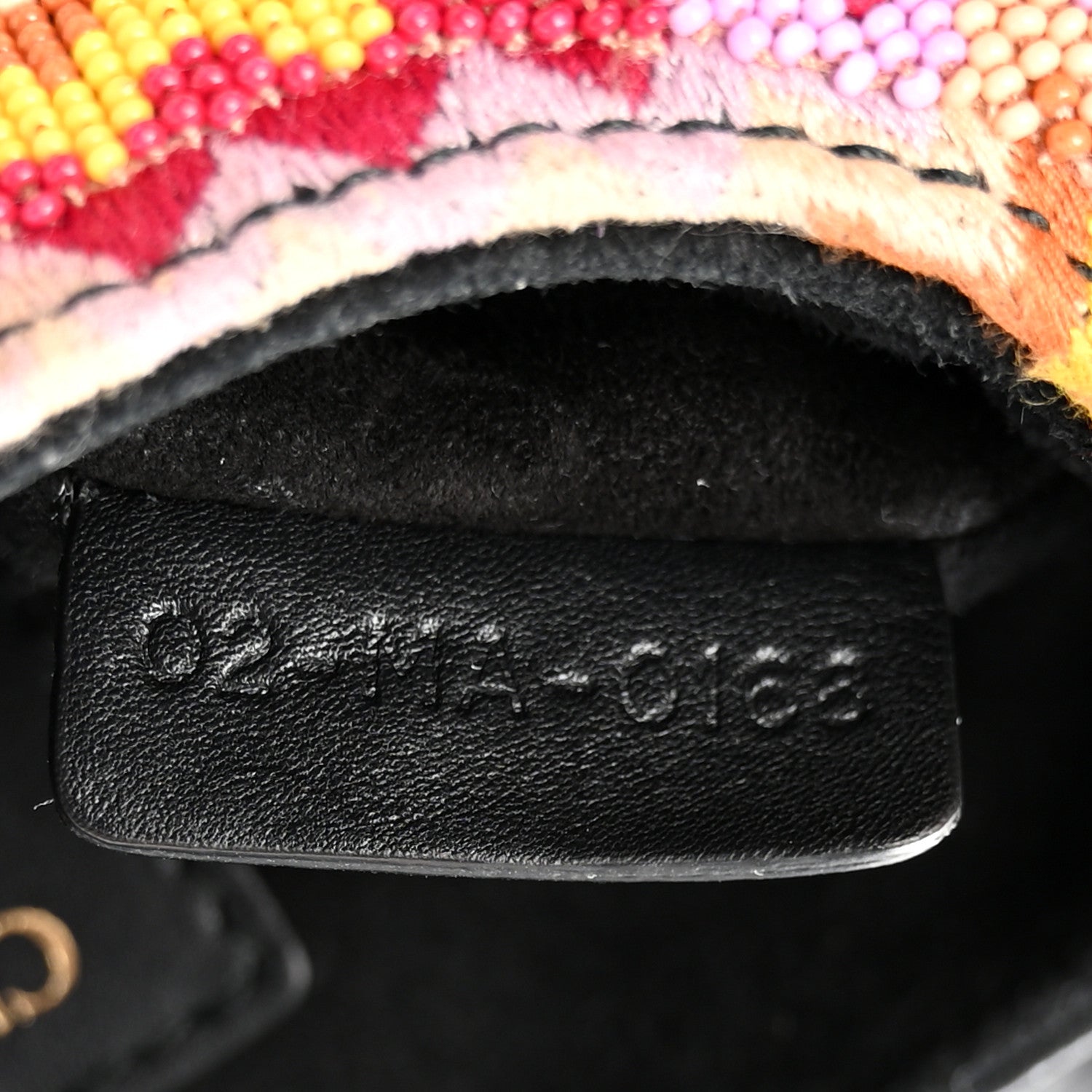 Embroidered Fringe Beaded Mini Saddle Bag Multicolor