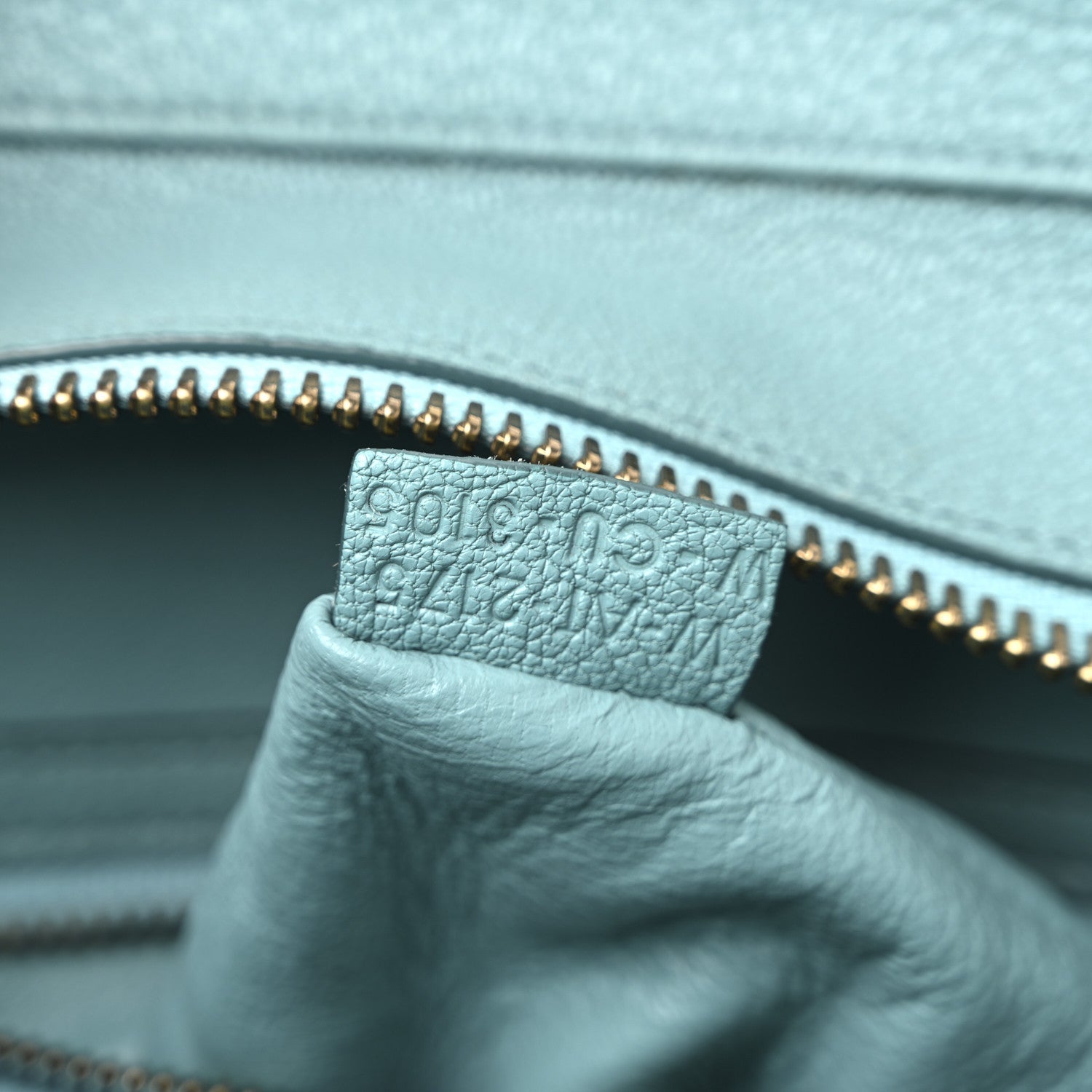Goatskin Micro Luggage Antarctic
