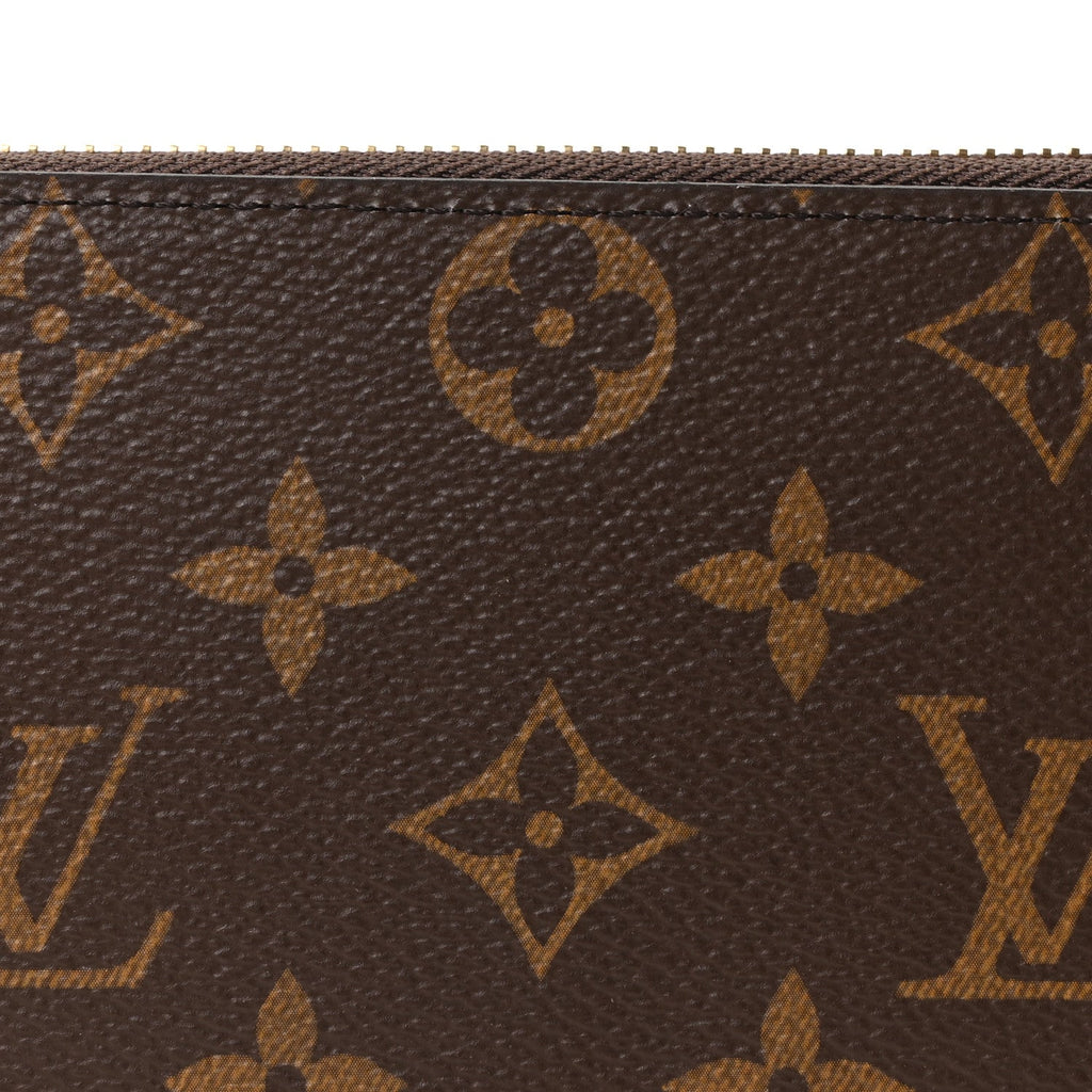 Monogram Clemence Wallet Fuchsia