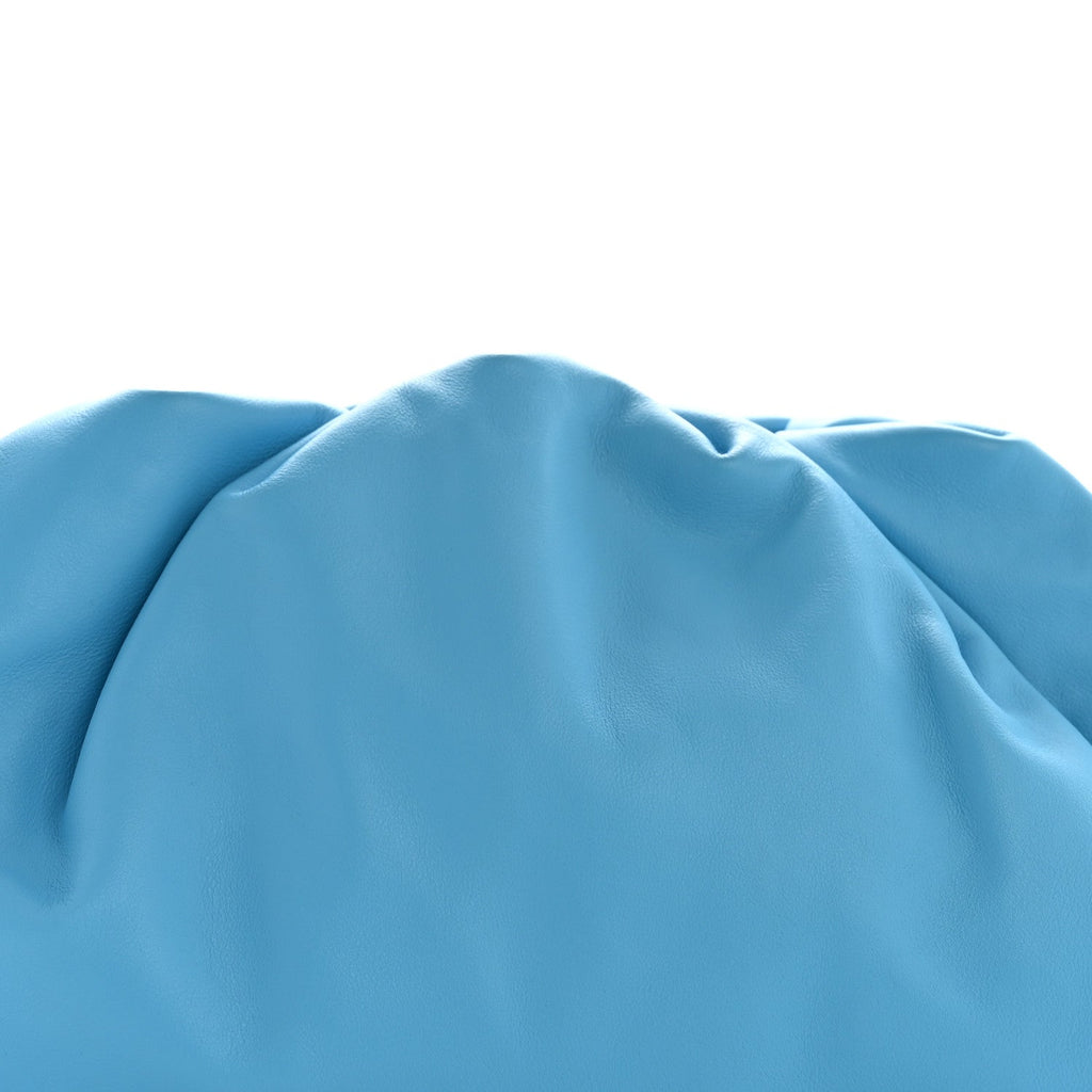 Smooth Butter Calf The Pouch Oversized Clutch Swimming Pool