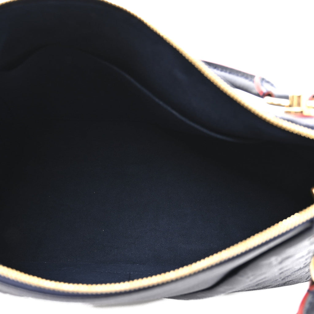 Empreinte V Tote MM Marine Rouge