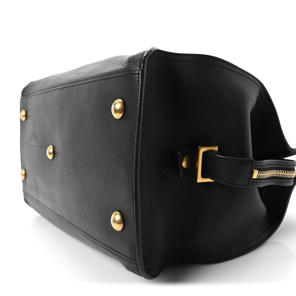 Calfskin Medium Classic Y Cabas Black