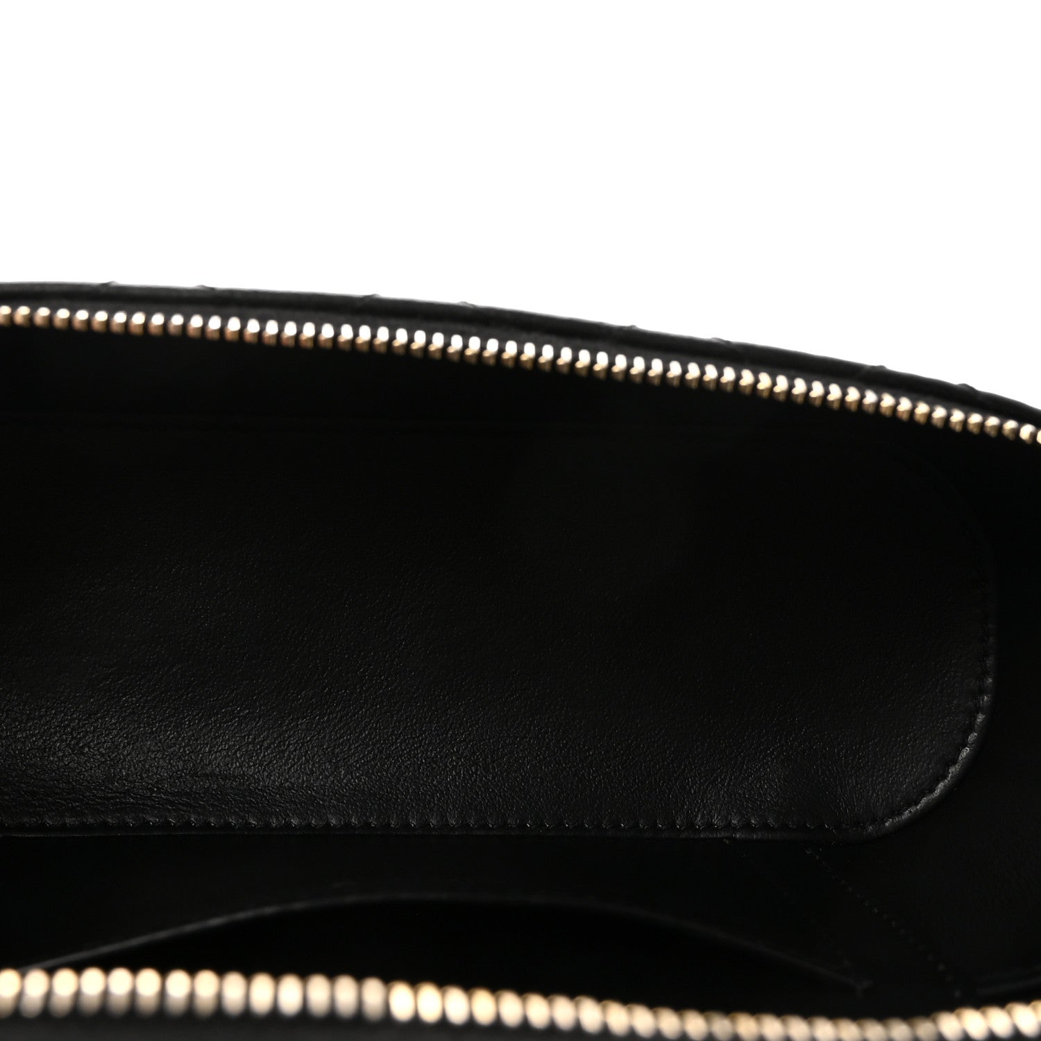 Lambskin Quilted Mini Gaby Vanity Case Black