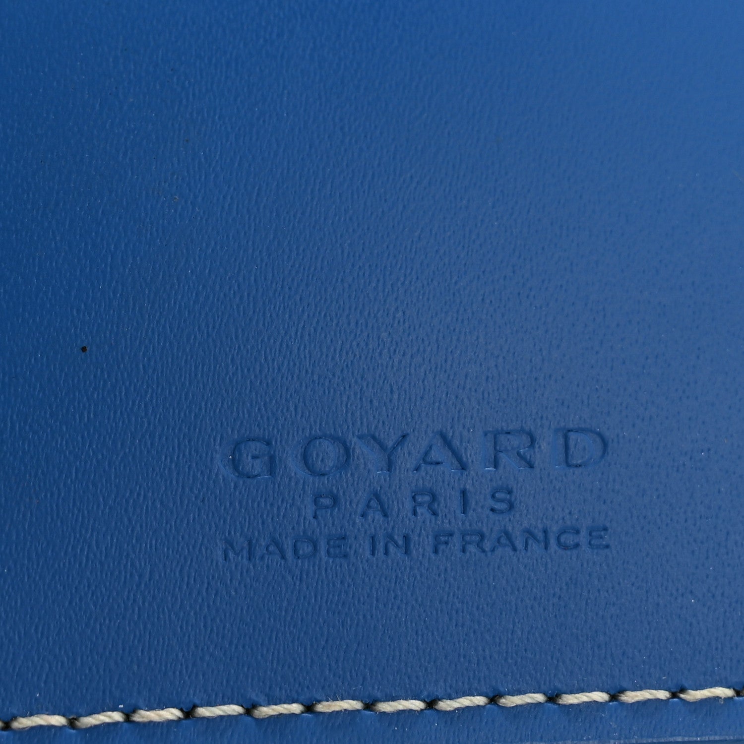 Goyardine Grenelle Passport Wallet Sky Blue