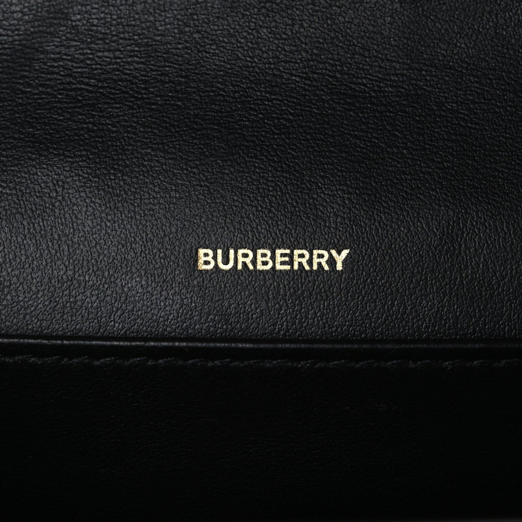Calfskin Mini Vintage Check Note Bag Black