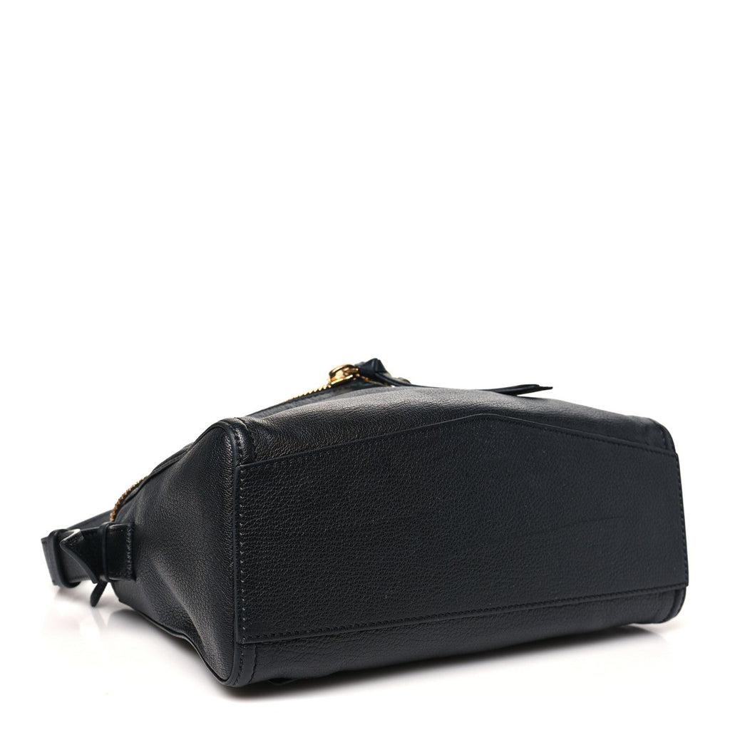 Goatskin Diamant 3D Shoulder Bag Black