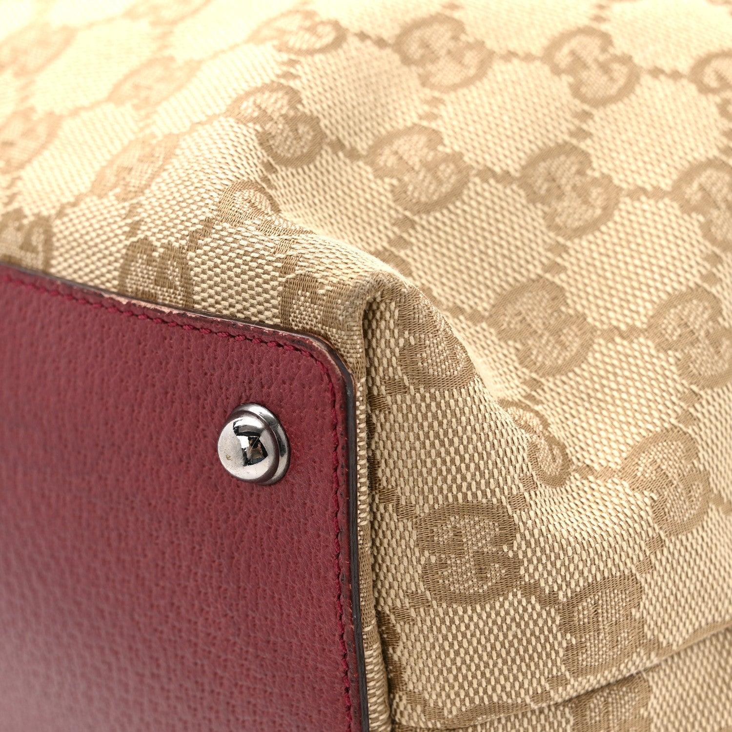 Monogram Large Eclipse Tote Red