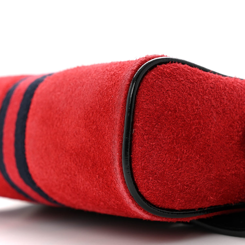 Suede Small Ophidia Belt Bag 95 38 Hibiscus Red