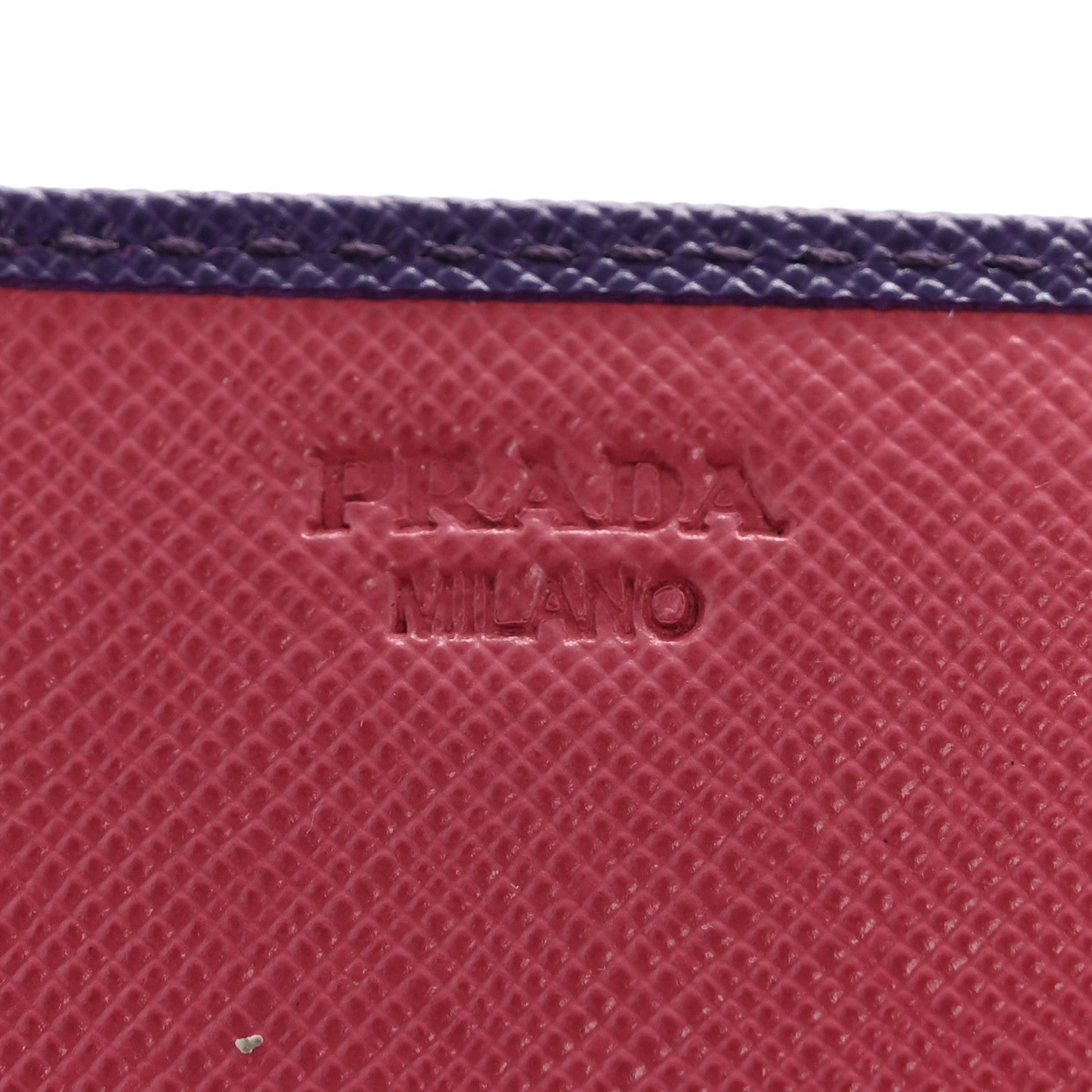 Saffiano Lux Continental Flap Travel Wallet Viola Multicolor