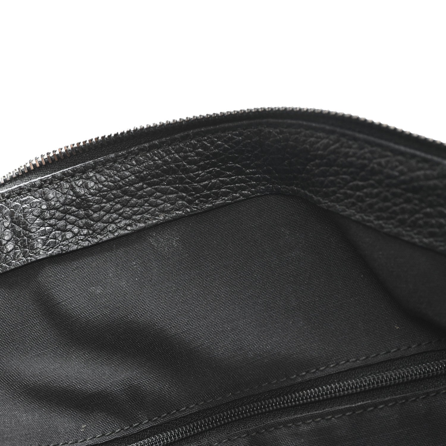 Nylon Monogram Medium GG Charm Dome Satchel Black