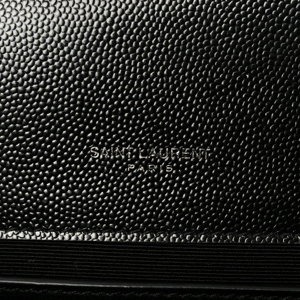 Grain De Poudre Small Classic Monogram Monochrome Kate Satchel Black