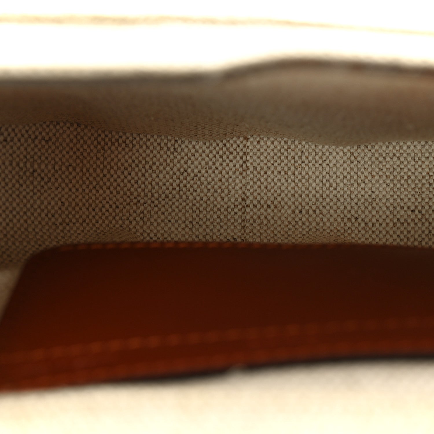 Linen Calfskin Small Marcie Saddle Bag Sepia Brown