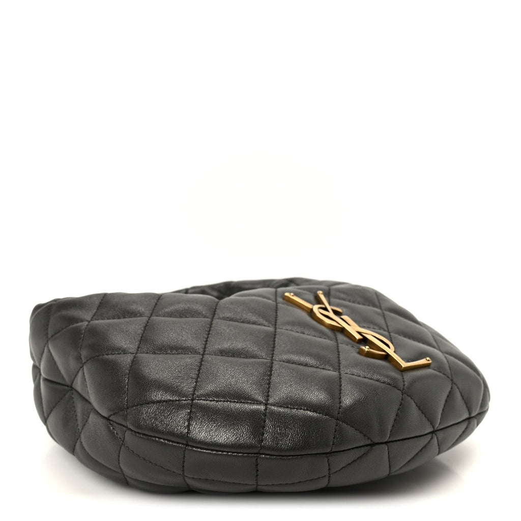 Lambskin Quilted Icarino Bag Urban Grey