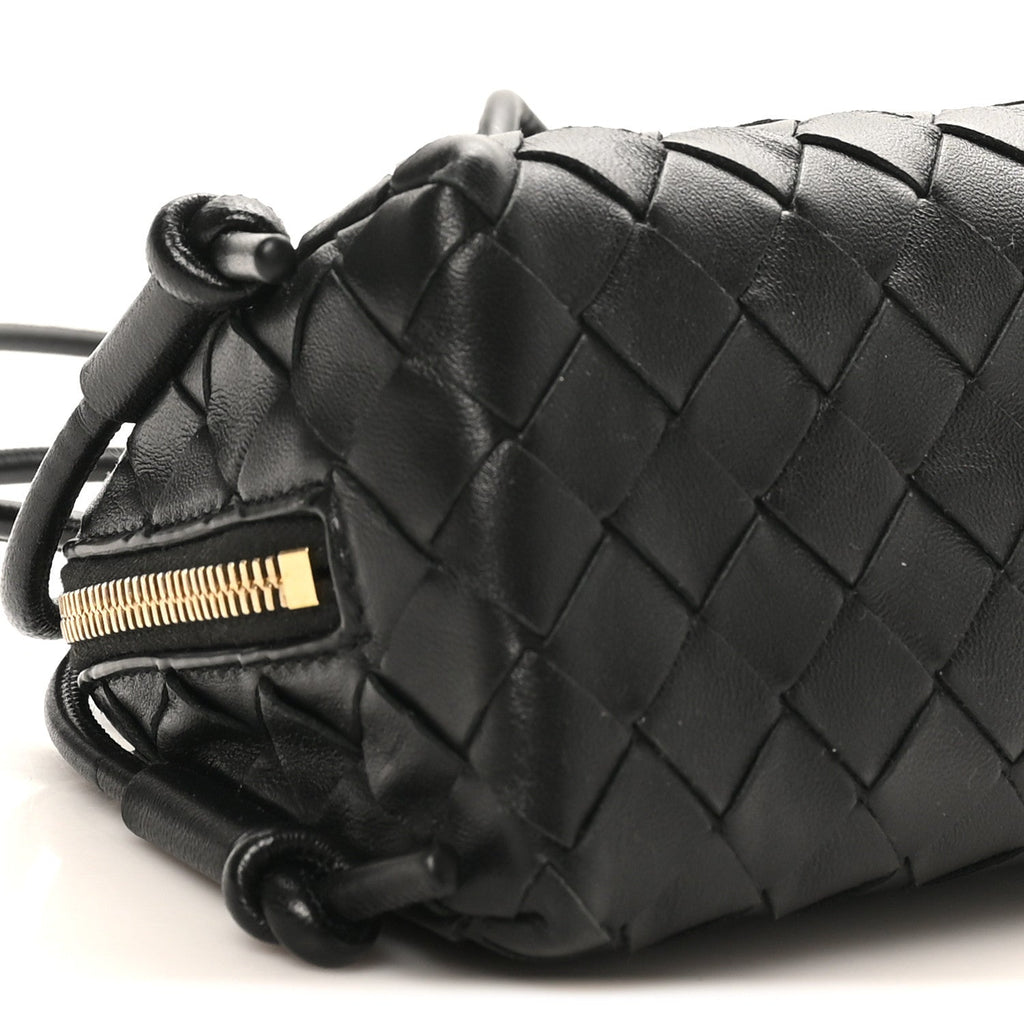 Nappa Intrecciato Concert Pouch Black