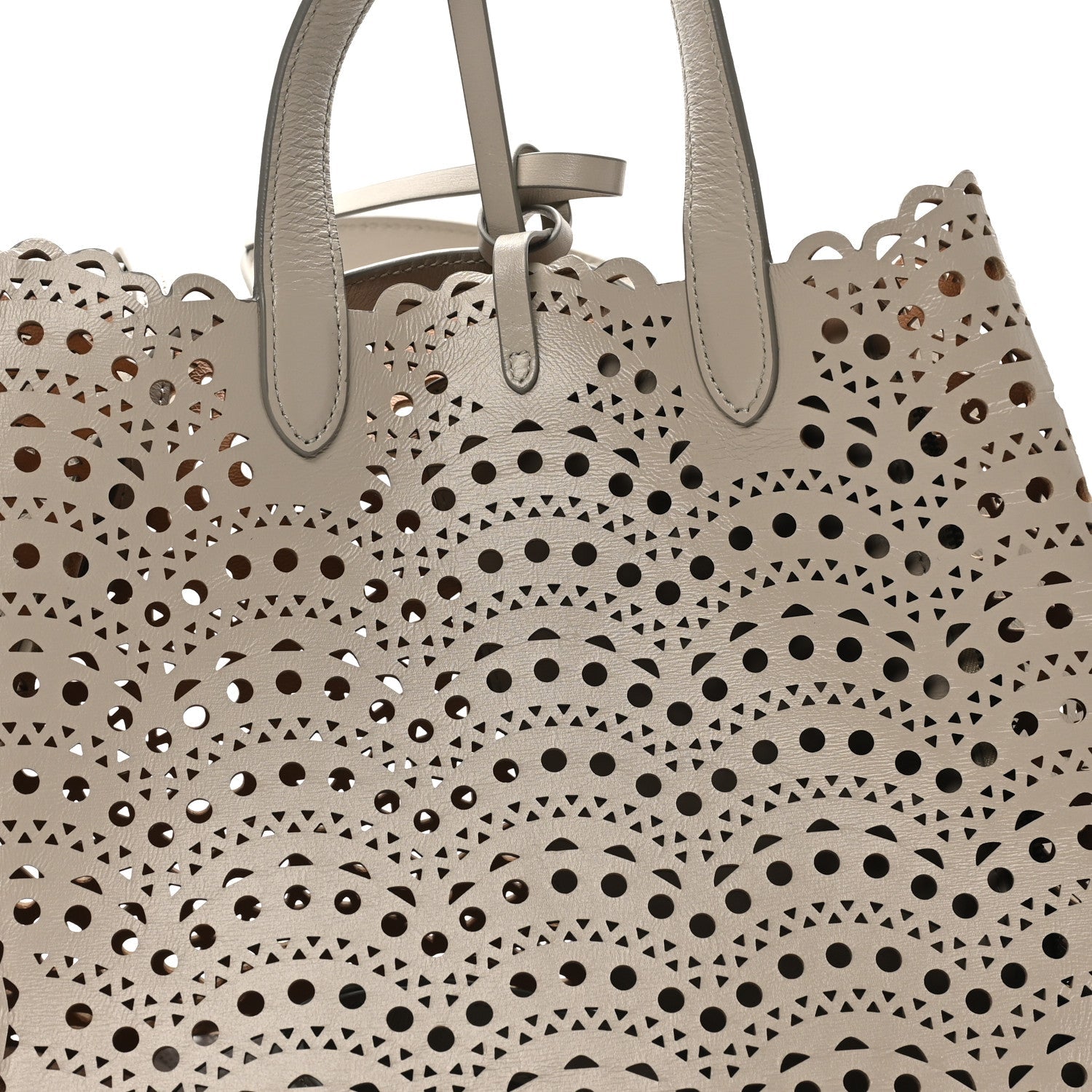 Lux Calfskin Vienne Wave Mina 25 Bag Perle