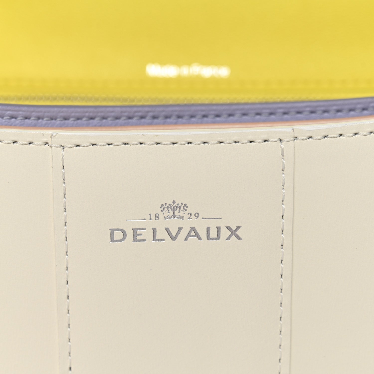 Boxed Calfskin MM Magic Brillant Satchel Ivory