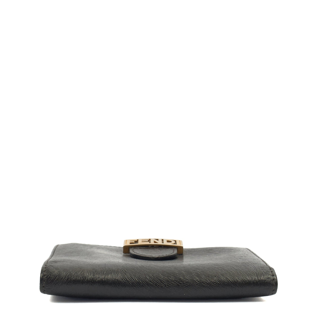 Fendi Wallet Bifold Wallet in Black, Leather