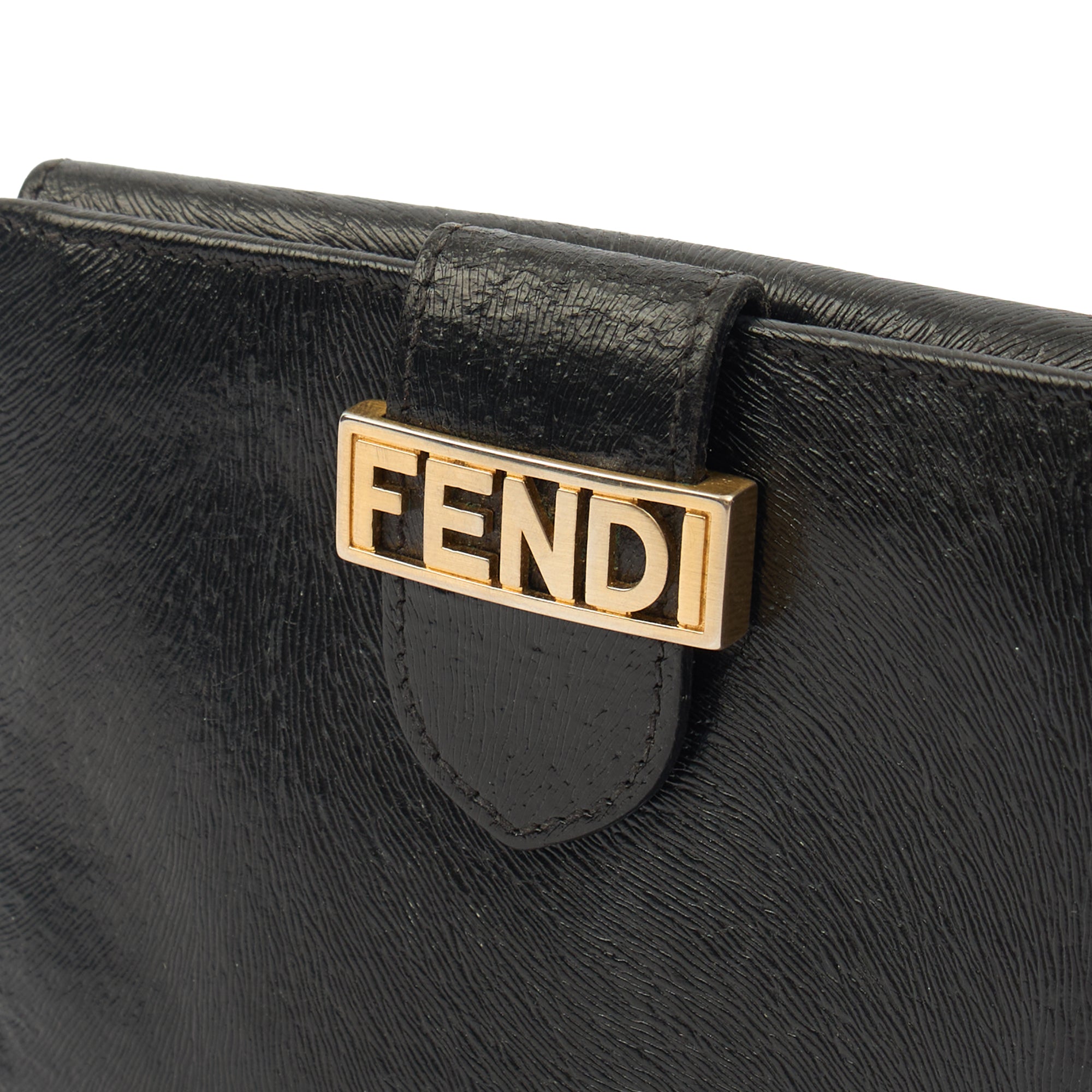 Fendi Wallet Bifold Wallet in Black, Leather