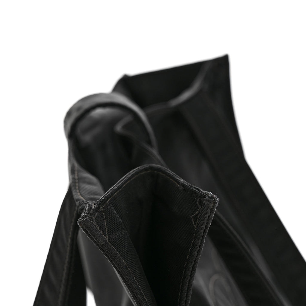 Nylon Button CC Tote Black