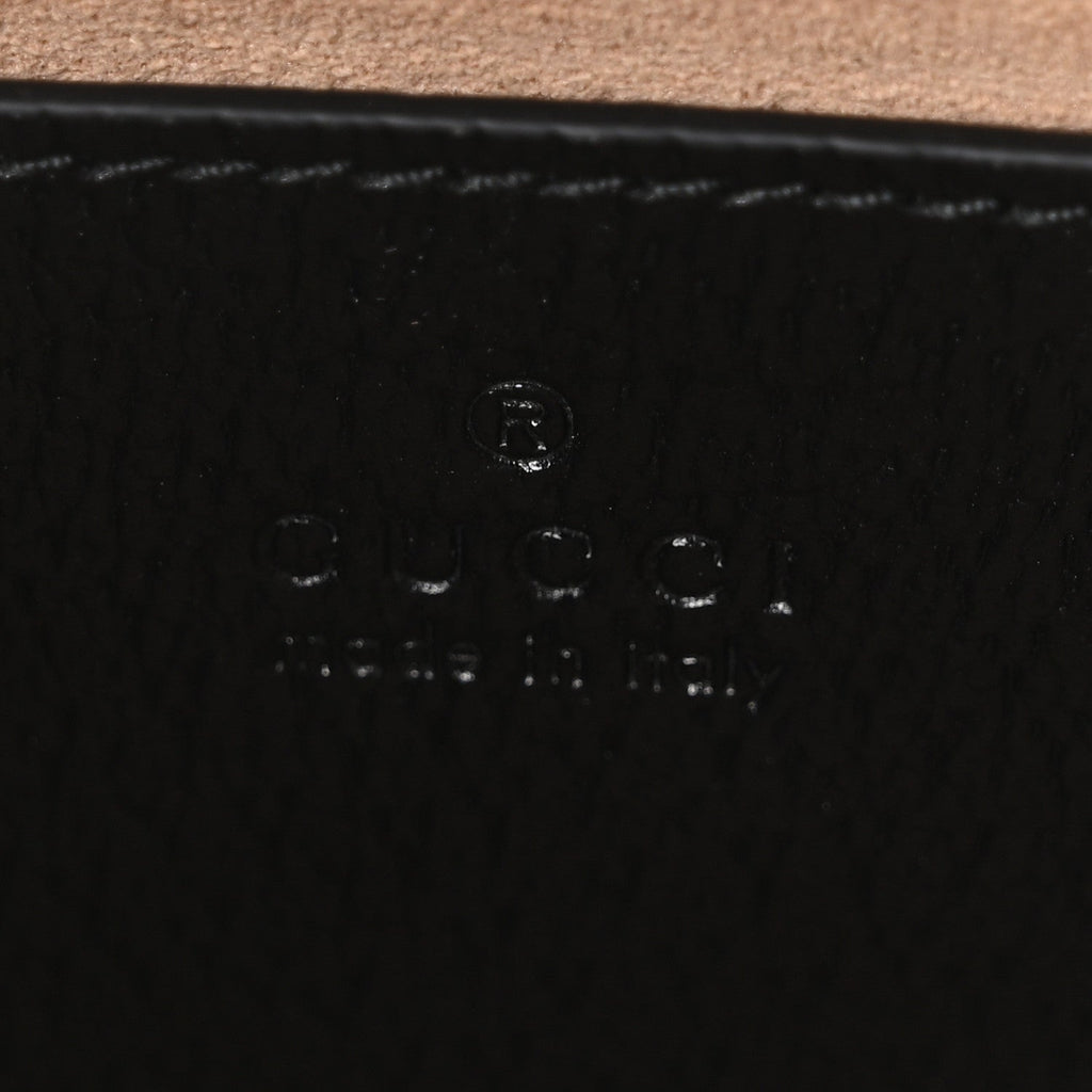 Textured Dollar Calfskin Web Small Diana Tote Bag Black Dusty Grey