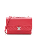 Calfskin Mini Tramezzo Flap Red