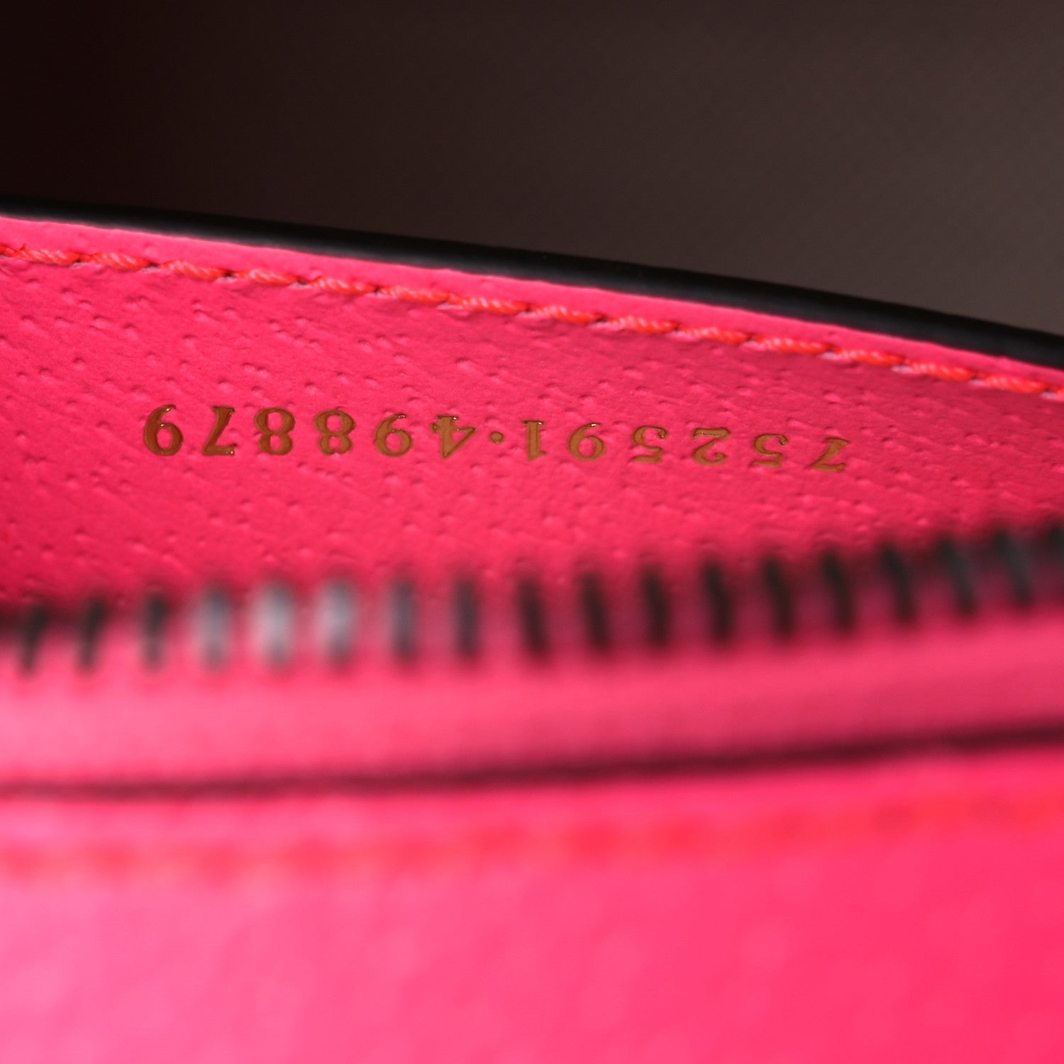 GG Supreme Monogram Textured Dollar Calfskin Web Ophidia Small Crossbody Bag Beige Ebony Fuchsia