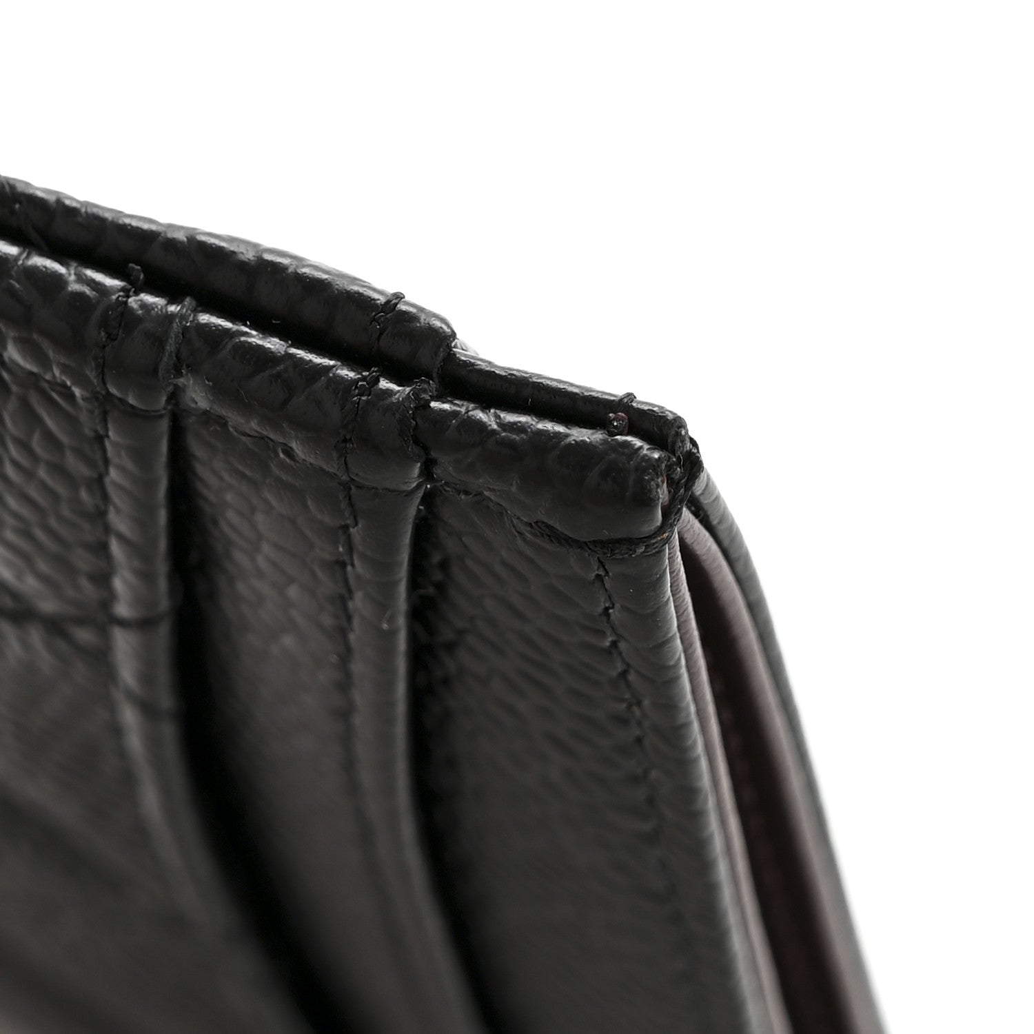 Caviar Quilted  Holder Black