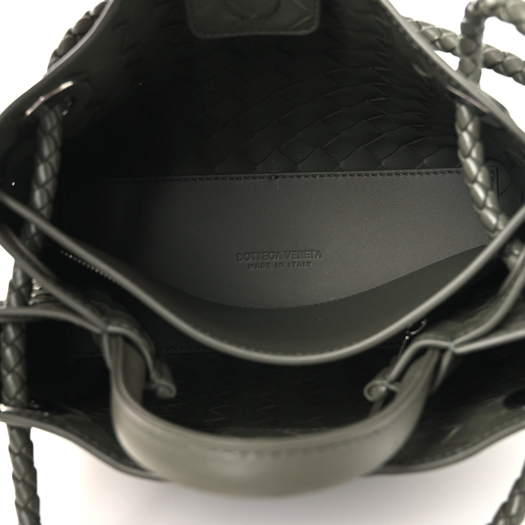 Nappa Intrecciato Small Andiamo Shoulder Bag Pickle