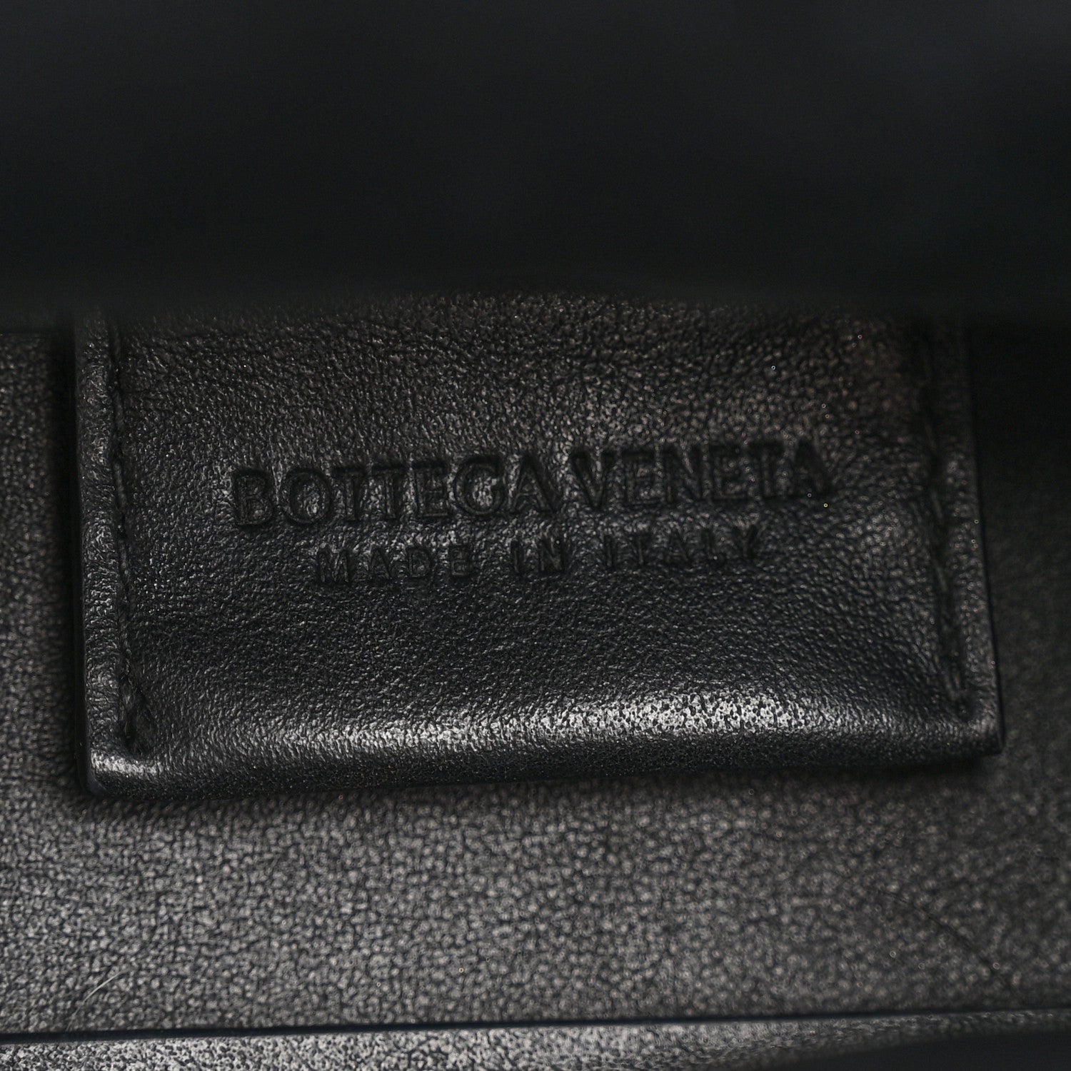 Calfskin Small The Point Triangle Bag Black