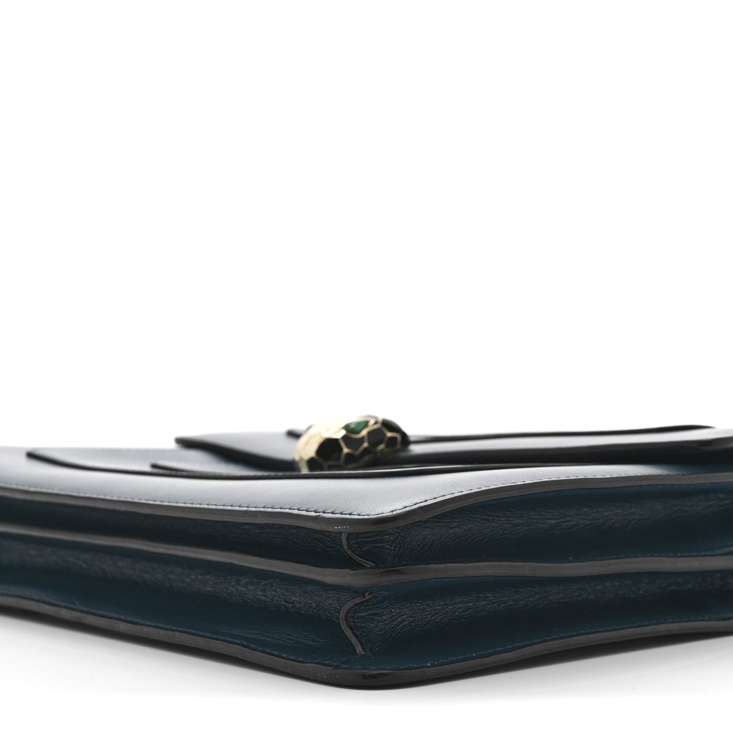 Calfskin Serpenti Forever Shoulder Bag Emerald Green