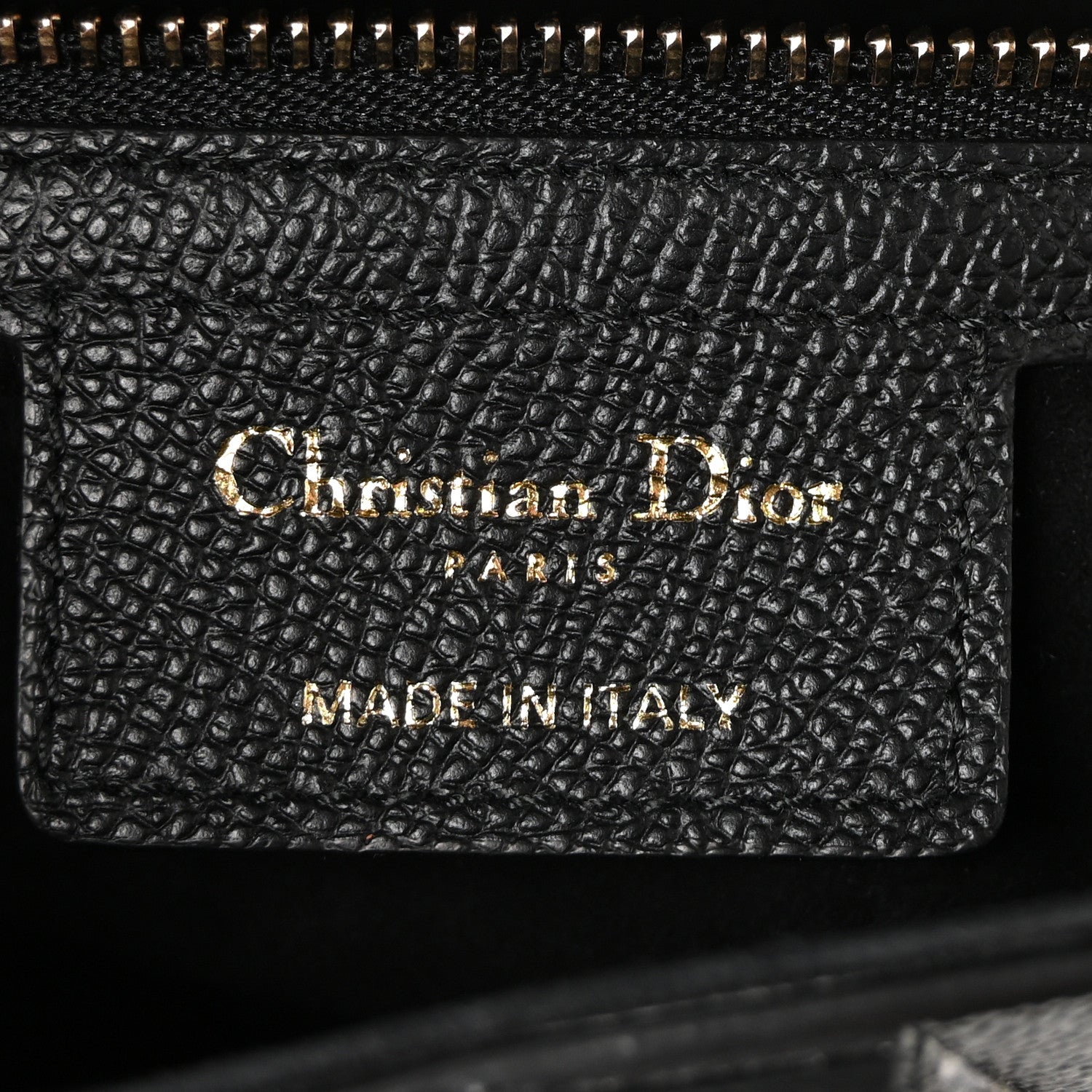 Grained Calfskin Saddle Bag With Strap Black