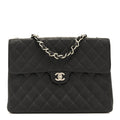 Caviar Jumbo Single Flap Black
