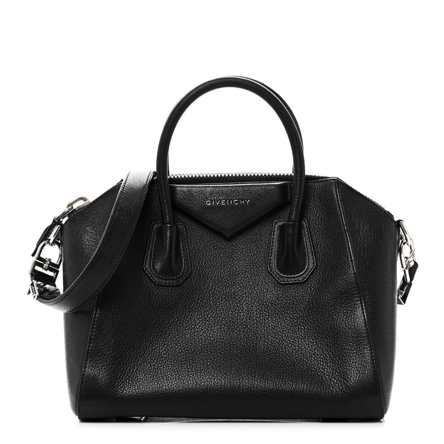 Sugar Goatskin Small Antigona Black