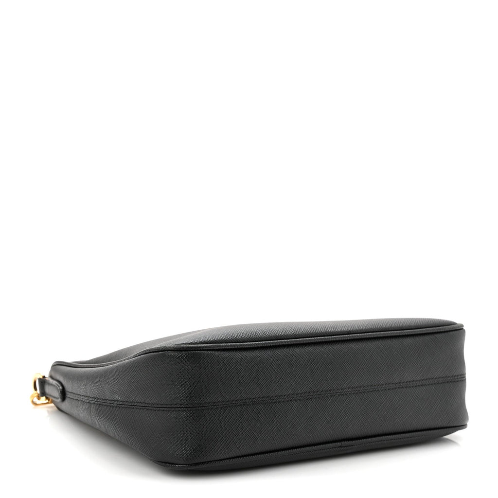 Saffiano Lux Re-Edition 2005 Shoulder Bag Black