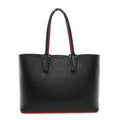 Calfskin Loubinthesky East West Cabata Tote Black