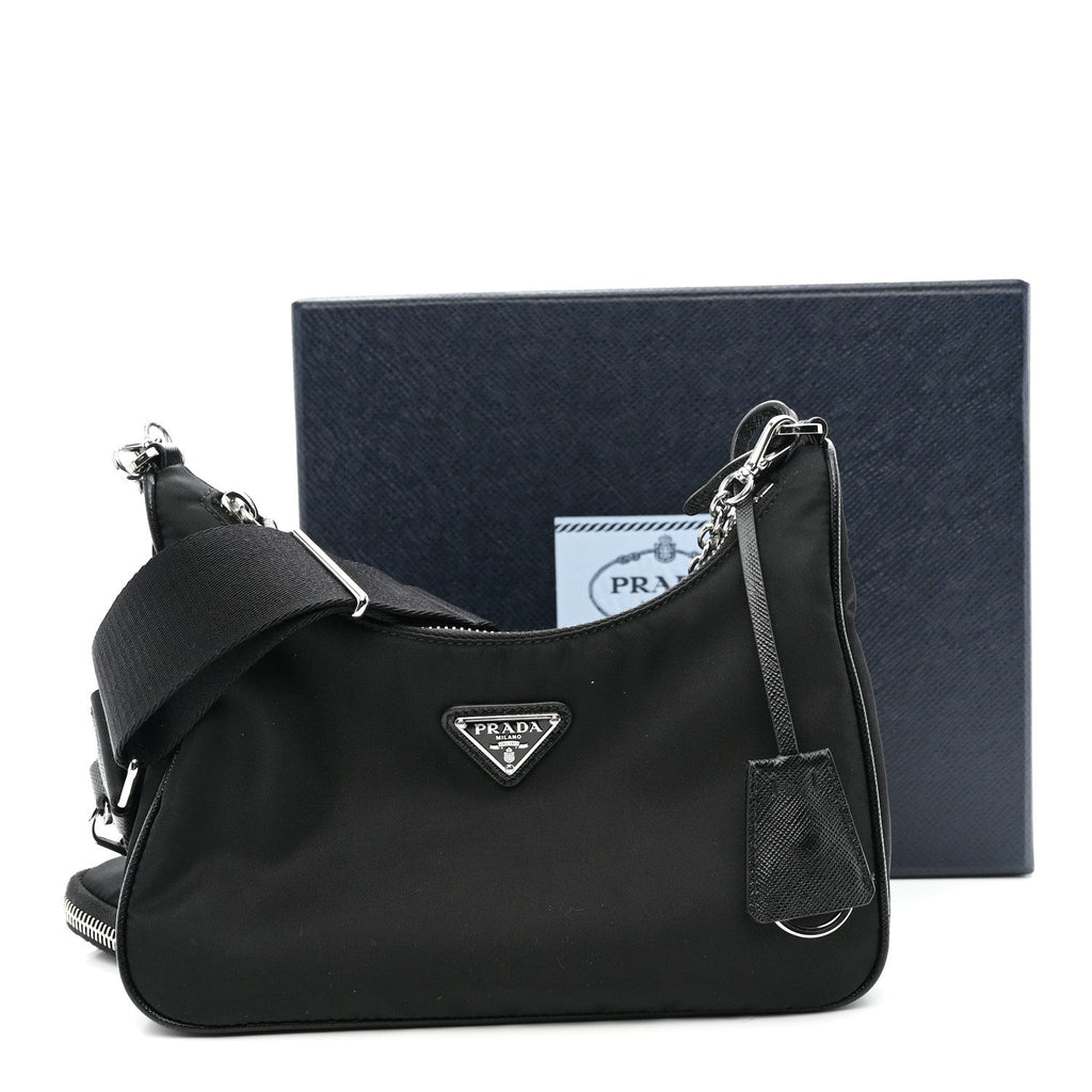 Nylon Re-Edition 2005 Shoulder Bag Black