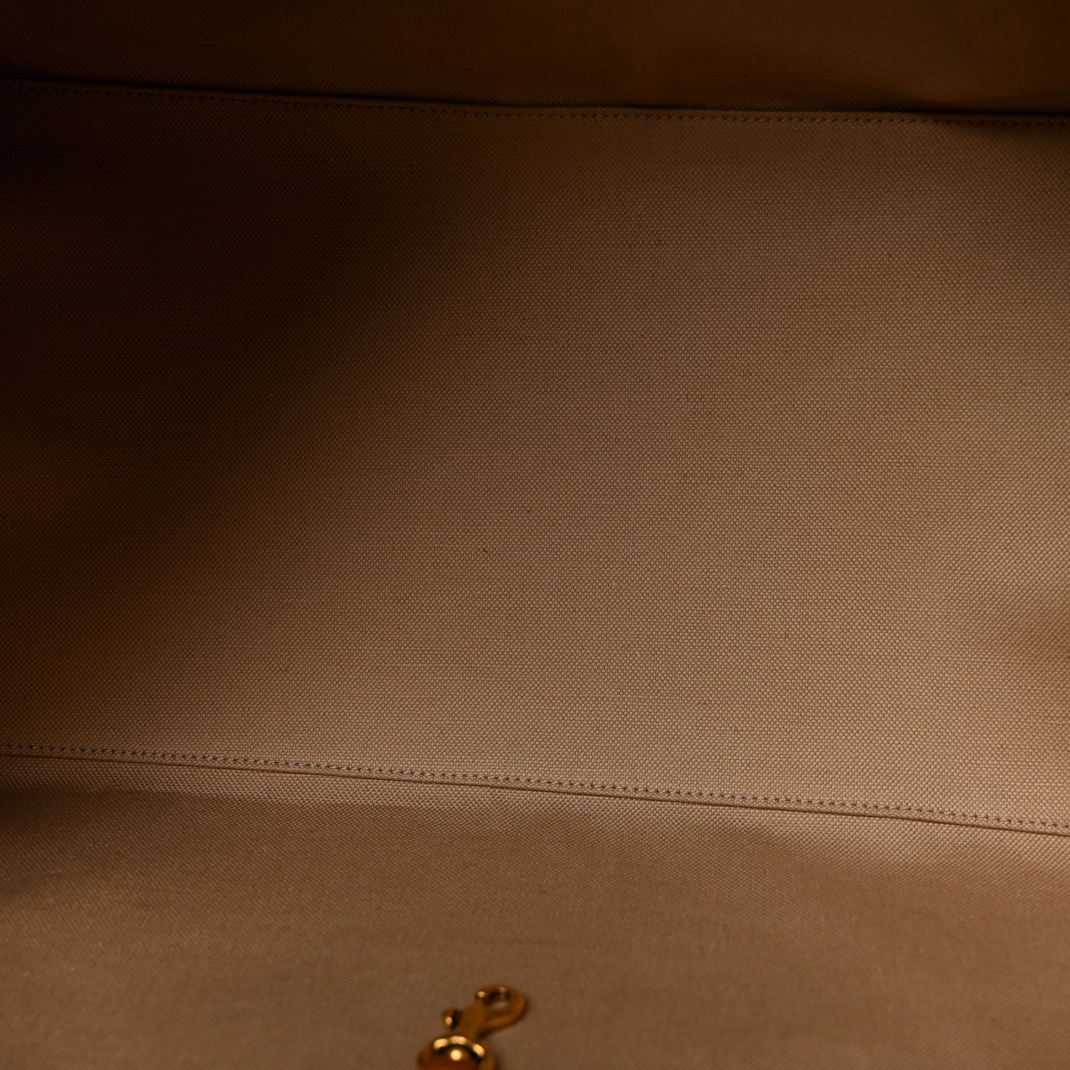 Canvas Calfskin Y Tote Tan Natural