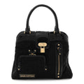 Monogram Silk Pony Hair Alligator Trim Linda Black