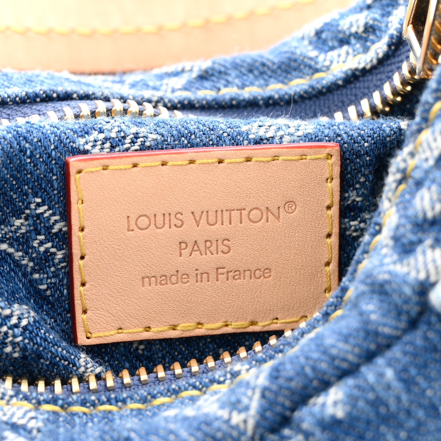 Monogram Denim Pochette Valley Blue