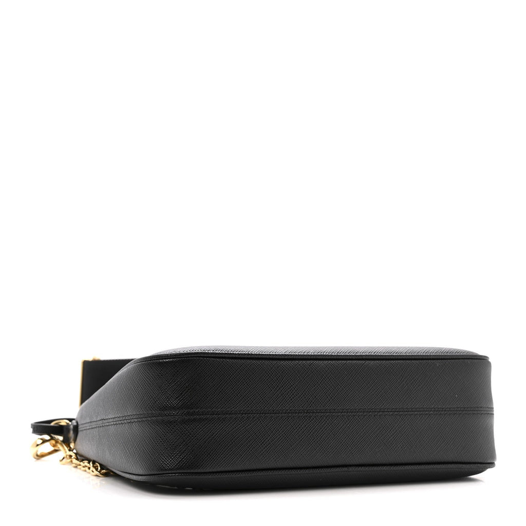 Saffiano Lux Re-Edition 2005 Shoulder Bag Black