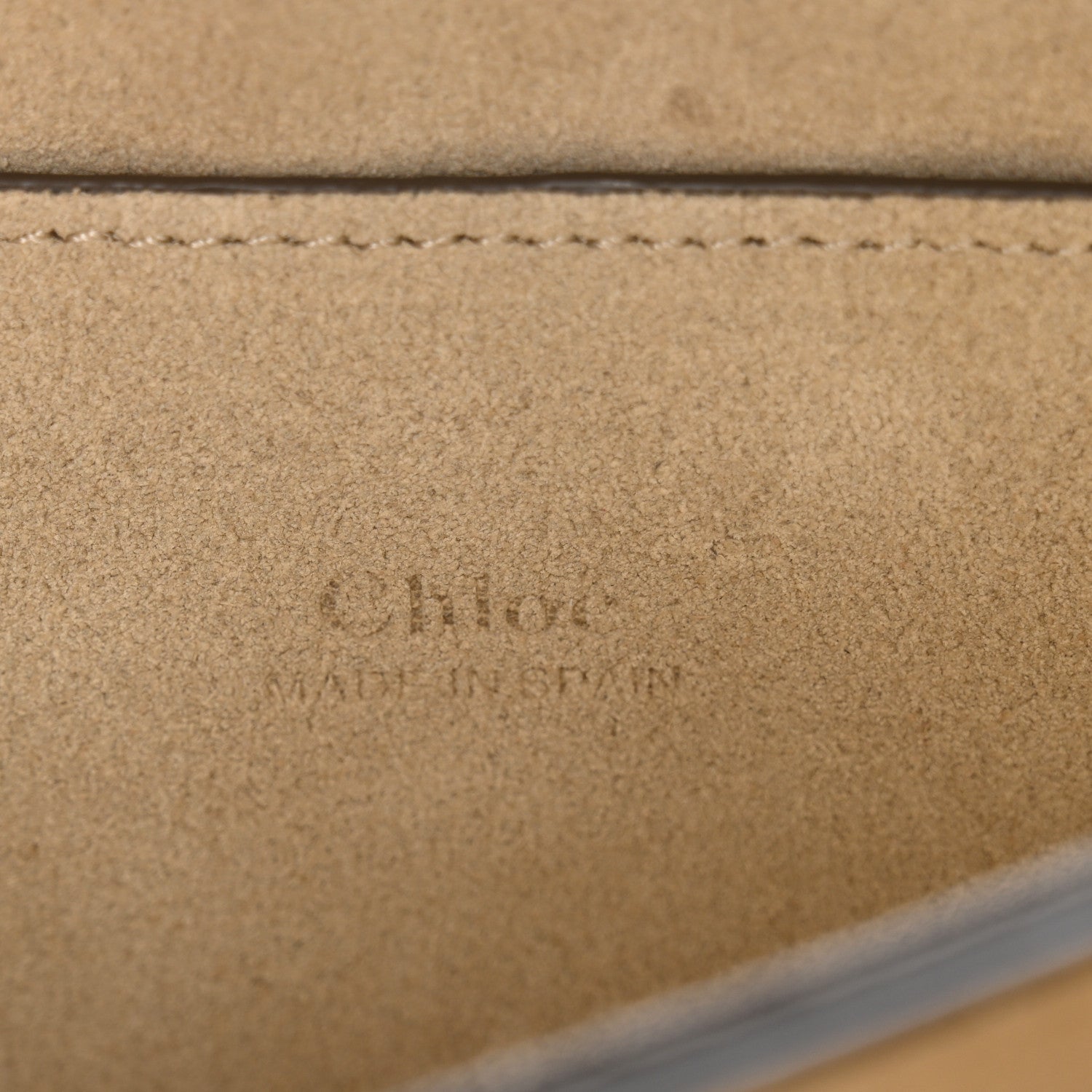 Suede Calfskin Small Faye Shoulder Bag Motty Grey